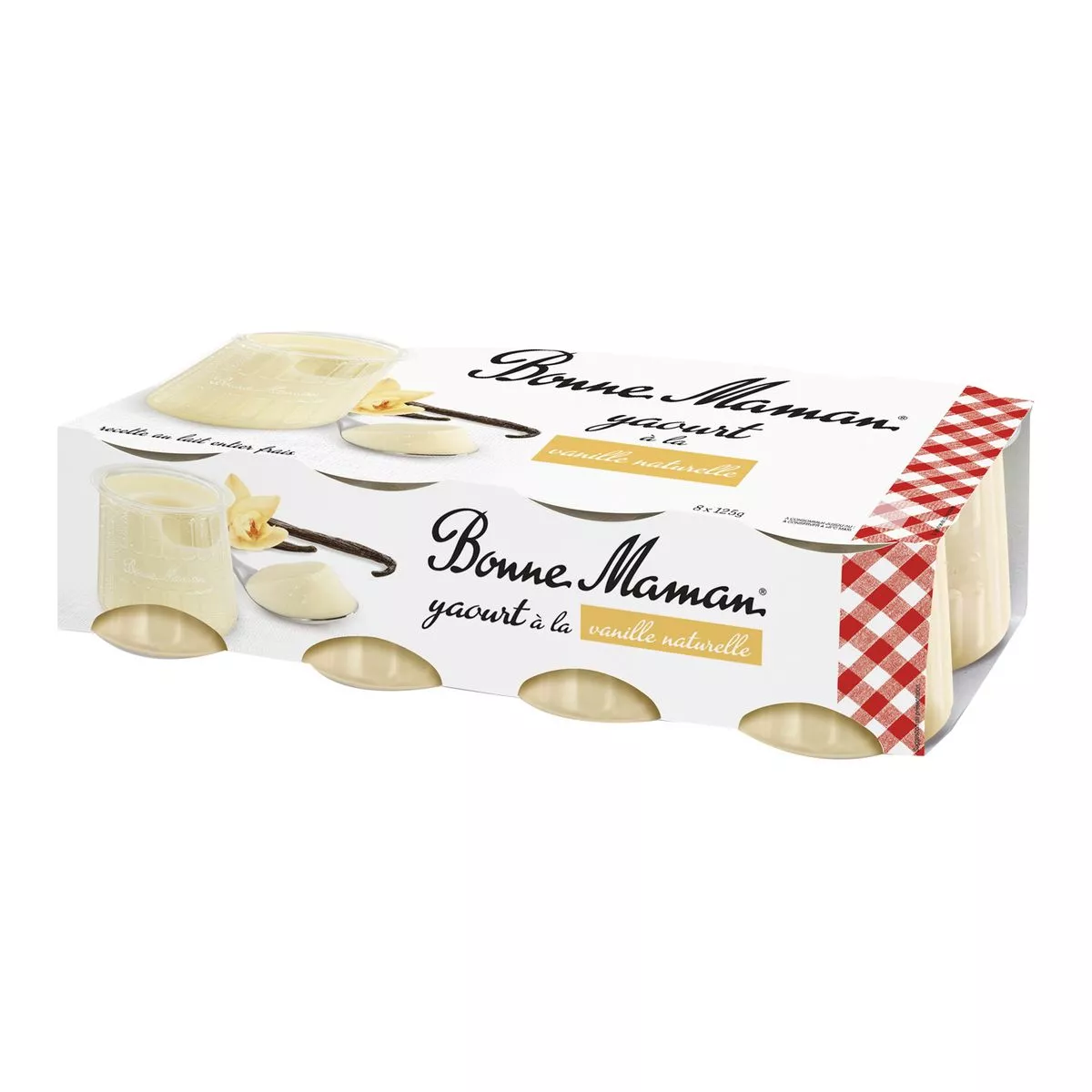 Bonne Maman Natural Vanilla Yogurts 8x125g