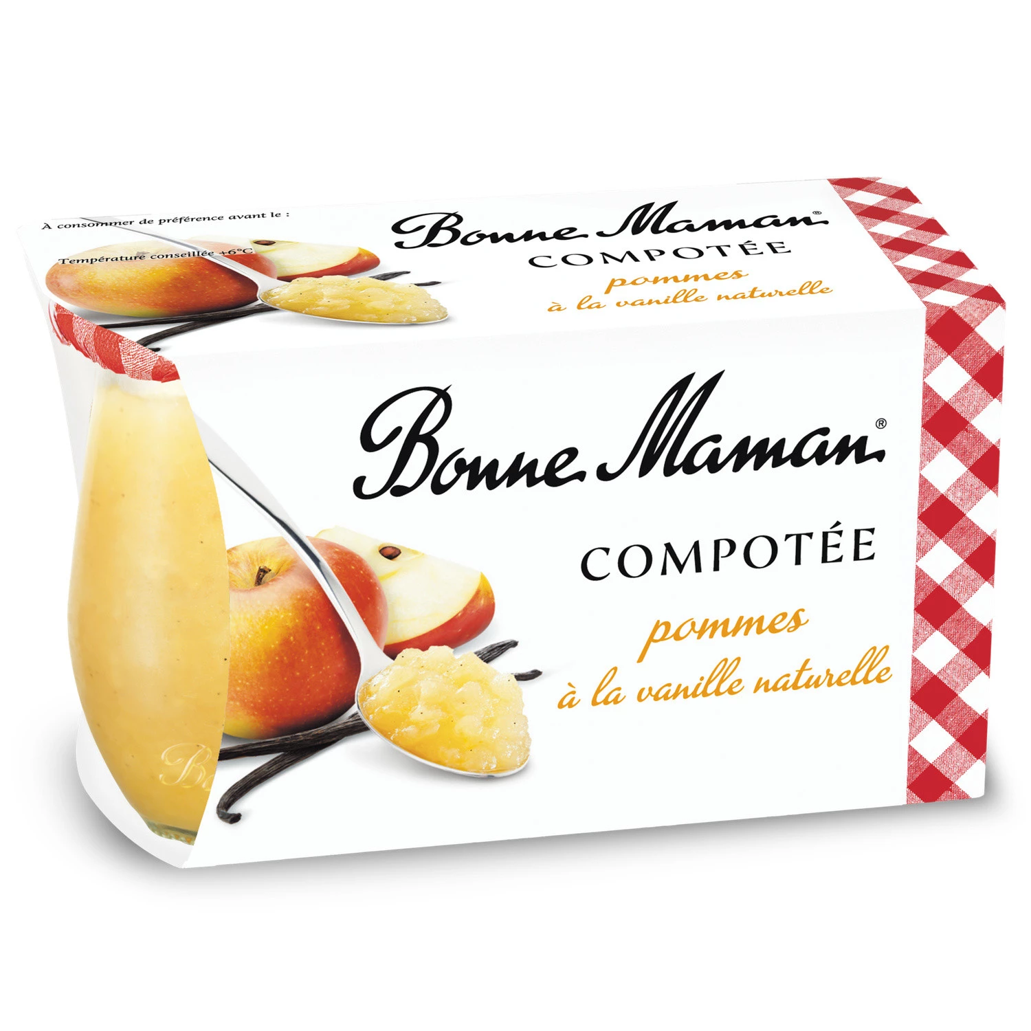Bonne Maman Compote Apple & Vanilla 2x130g