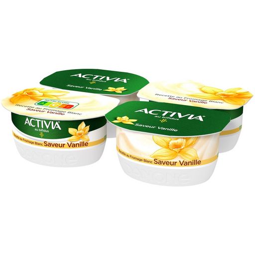 Danone Activia Vanilla cottage cheese 4x125g