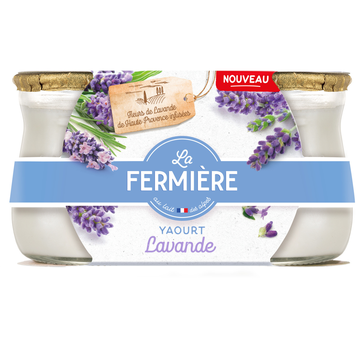 La Fermiere Lavender Yoghurts 2x140g