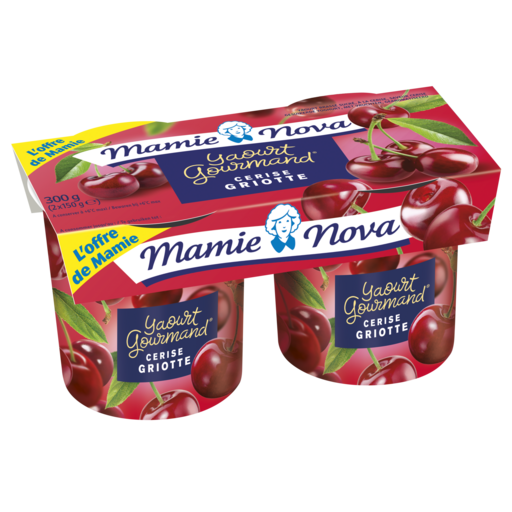 Mamie Nova Cherry yogurts 2x150g