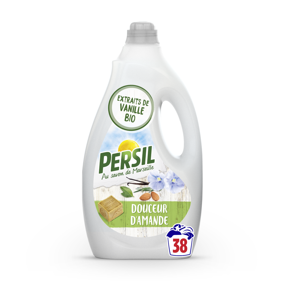 Persil detergent with Marseille's soap & sweet almond 1.8L