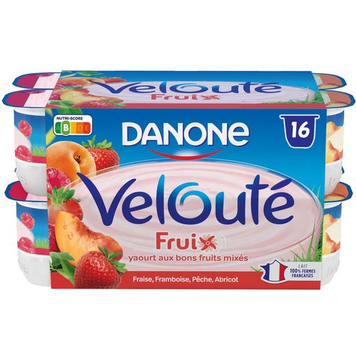Danone Veloute variety of yogurts 16x125g