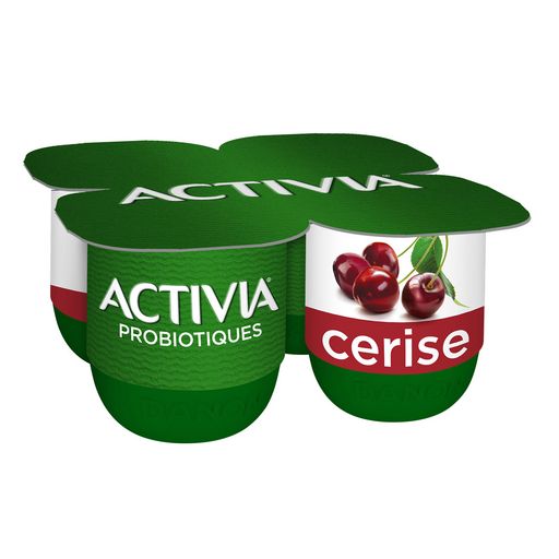 Danone Activia Fruits Cherries yogurts 4x125g