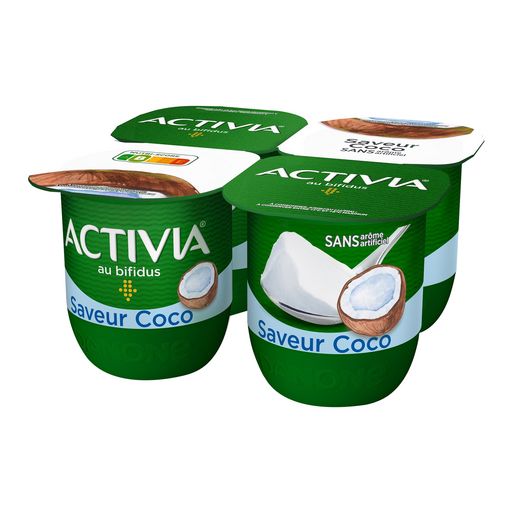 Danone Activia Coconut yogurts 4x125g