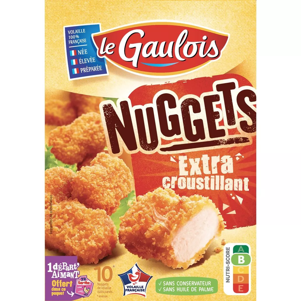 The Gaulish Extra Crispy Nuggets 10 pieces 200g
