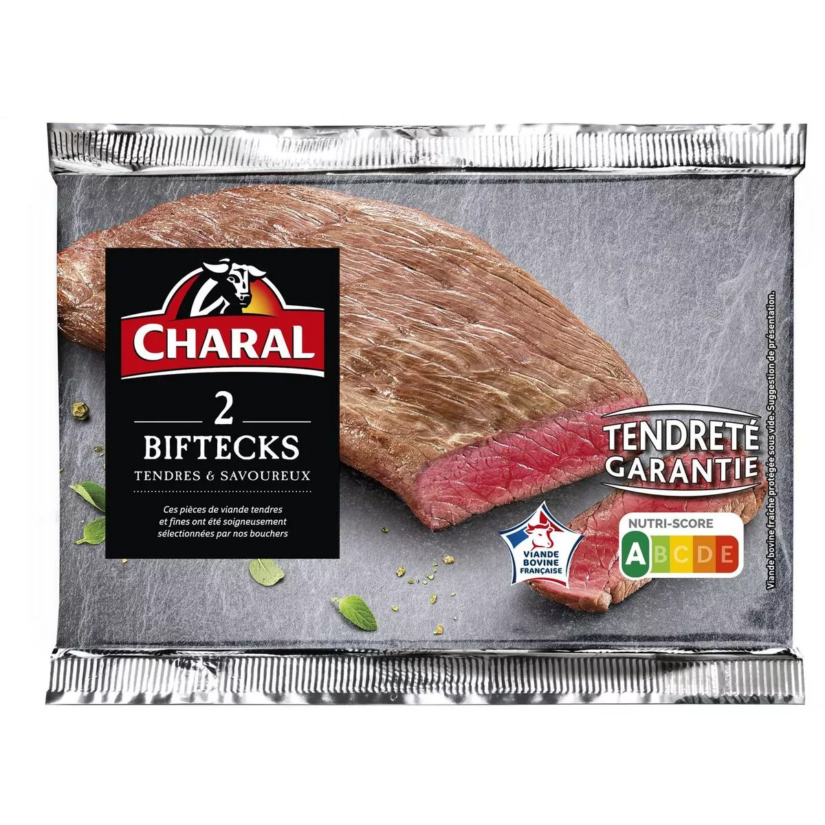 Charal Biftecks extra tendre 2 pieces 260g