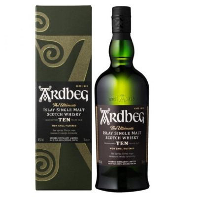 Ardbeg 10 Years Old Single Islay Malt Scotch Whisky 70cl