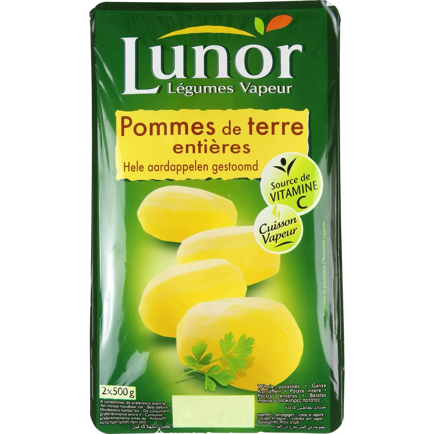 Lunor Whole pre-cooked Potatoes 2x500g