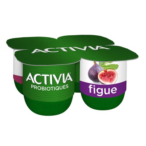 Danone Activia Fruits figs yogurts 4x125g