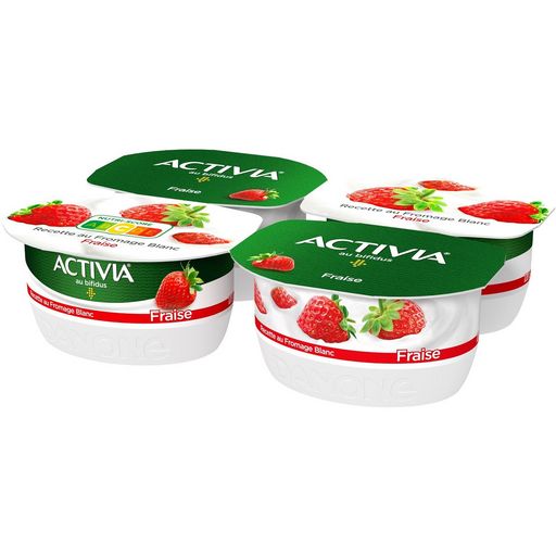 Activia 0% Fraise - 4 x 125 g