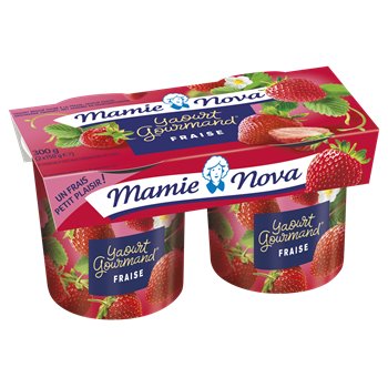 Mamie Nova Strawberry yogurts 2x150g