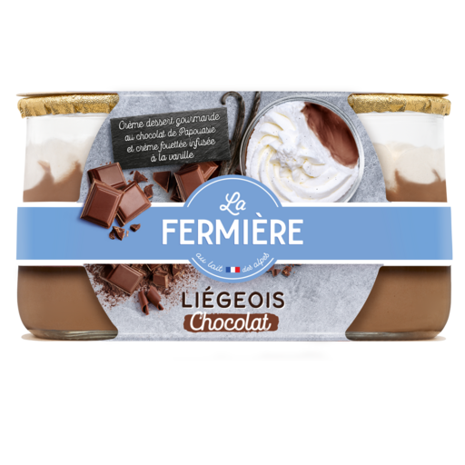 La Fermiere Chocolate Liegois 2x100g