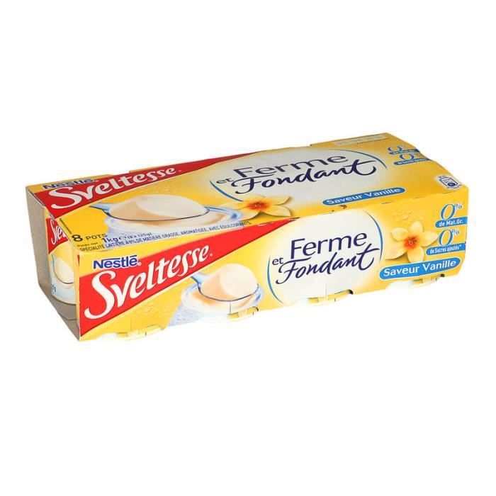 Nestle Sveltesse vanilla yogurt 0% FAT 8x125g