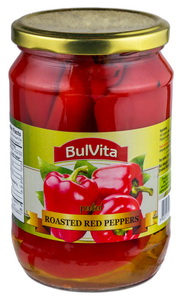 Roasted Red Peppers, Bul Vita 680g