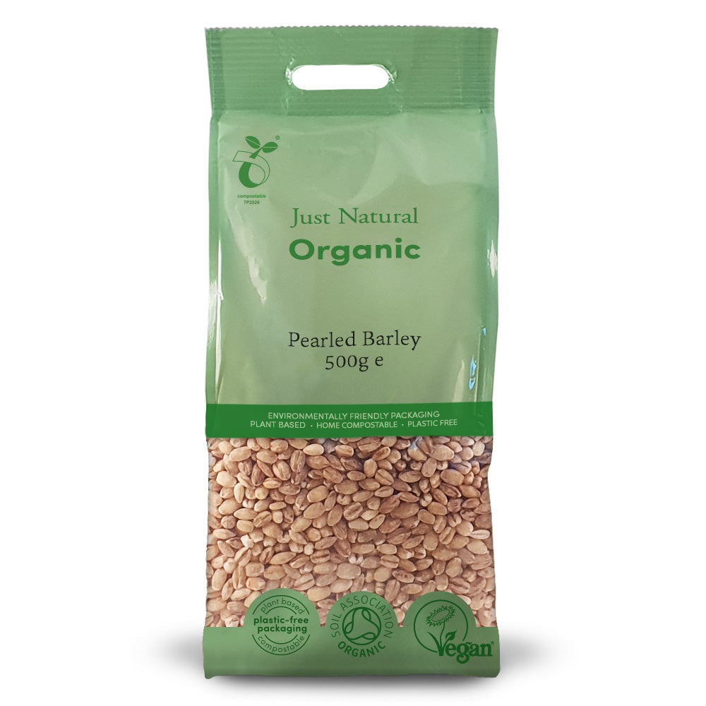 Just Natural Organic Pearled Barley 500g