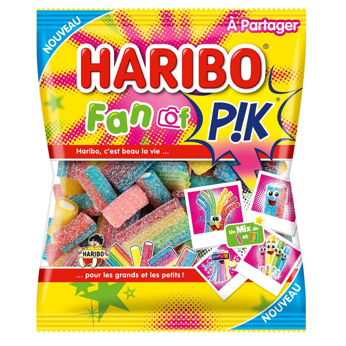Haribo Fan of pik tangy candies 200g