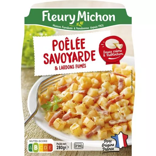 Fleury Michon Savoyarde Poelee Reblochon & Smoked ham 280g