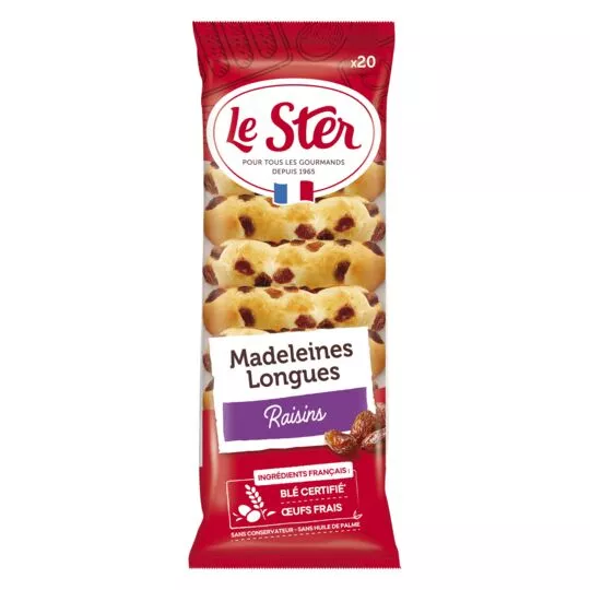 Le Ster Long raisins madeleines 250g