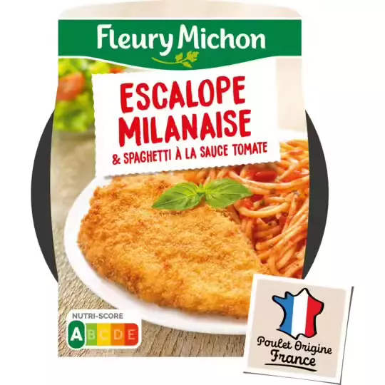 Fleury Michon Turkey  Milanaise Escalope with Tomato & basil Spaghetti 300g