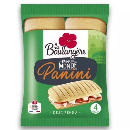 La Boulangere Panini Bread x 4 300g
