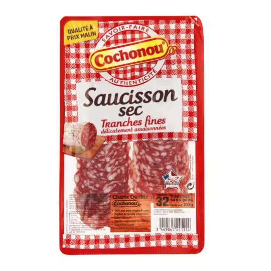 Cochonou Saucisson pre-sliced 93g