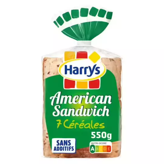 Harry's American sandwich 7 cereals bread sliced 550g