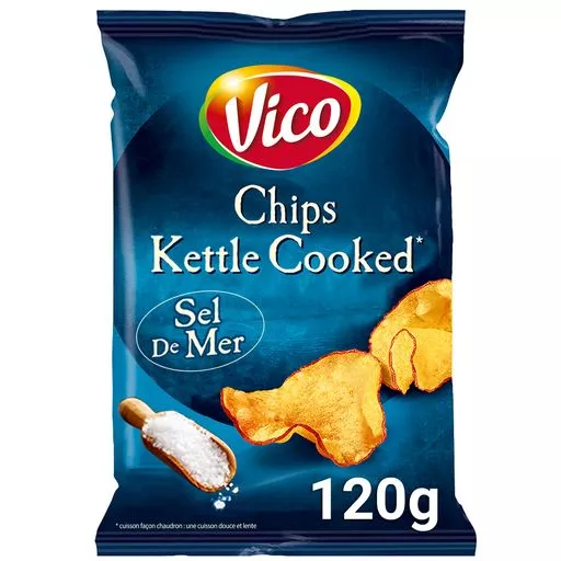 Vico Crisp kettle cooked sea salt 120g