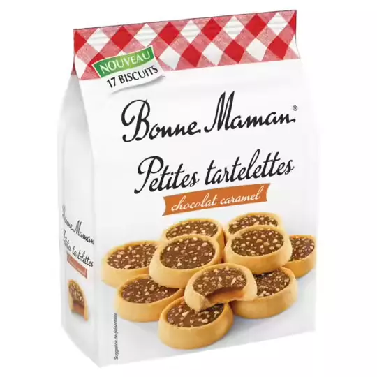 Bonne Maman Little Chocolate Caramel Tartelettes sachet 250g