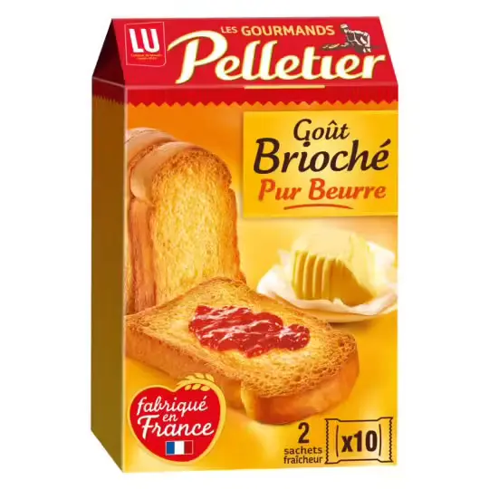 Pelletier Biscotte Brioche taste pure butter 260g