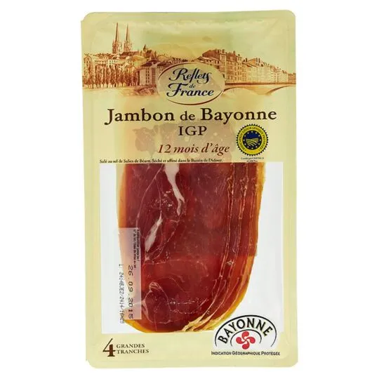 Reflets de France Bayonne's dry cured ham x5 slices 100g