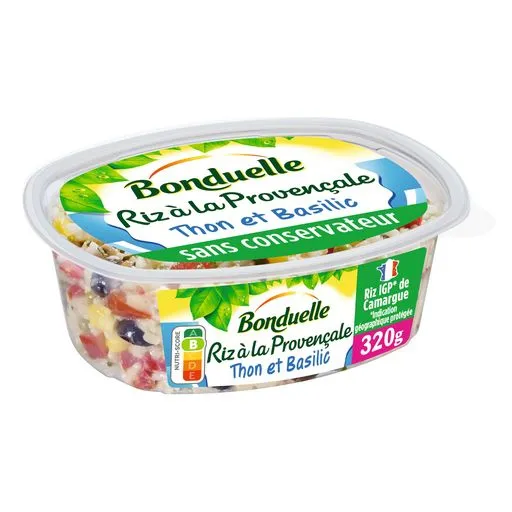 Bonduelle Basil & Tuna Rice Provencal salad 300g