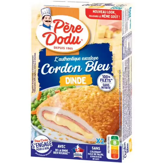 Pere Dodu Turkey Cordon Bleu x2 200g