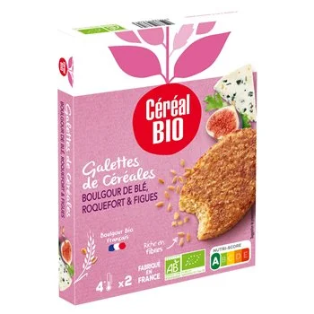 Cereal Galettes with Roquefort Fig Organic 200g