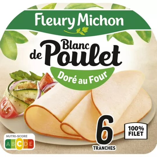 Fleury Michon Chicken Breast x6 slices 180g