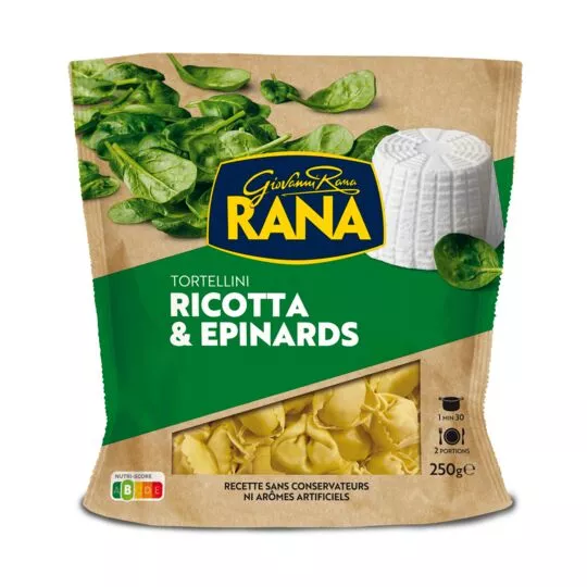 Rana Fresh Pasta Tortellini with Ricotta cheese & Spinach 250g