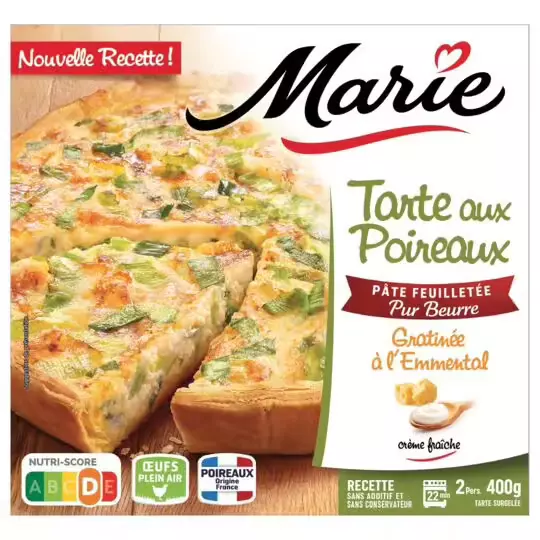 Marie Leek pie with grilled emmental 400g