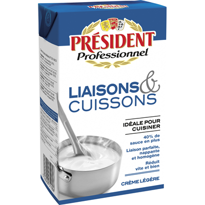 Professional President Bindings and Cooking Cream UHT 18% MG 6x1L