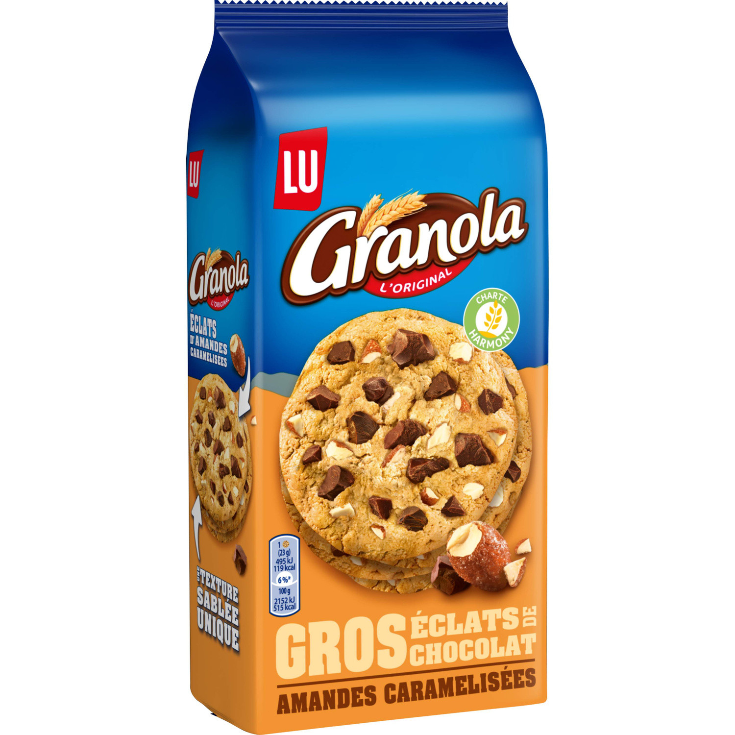 LU Granola almonds cookies 184g