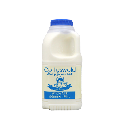 Cotteswold Fresh Whole Milk 568ml