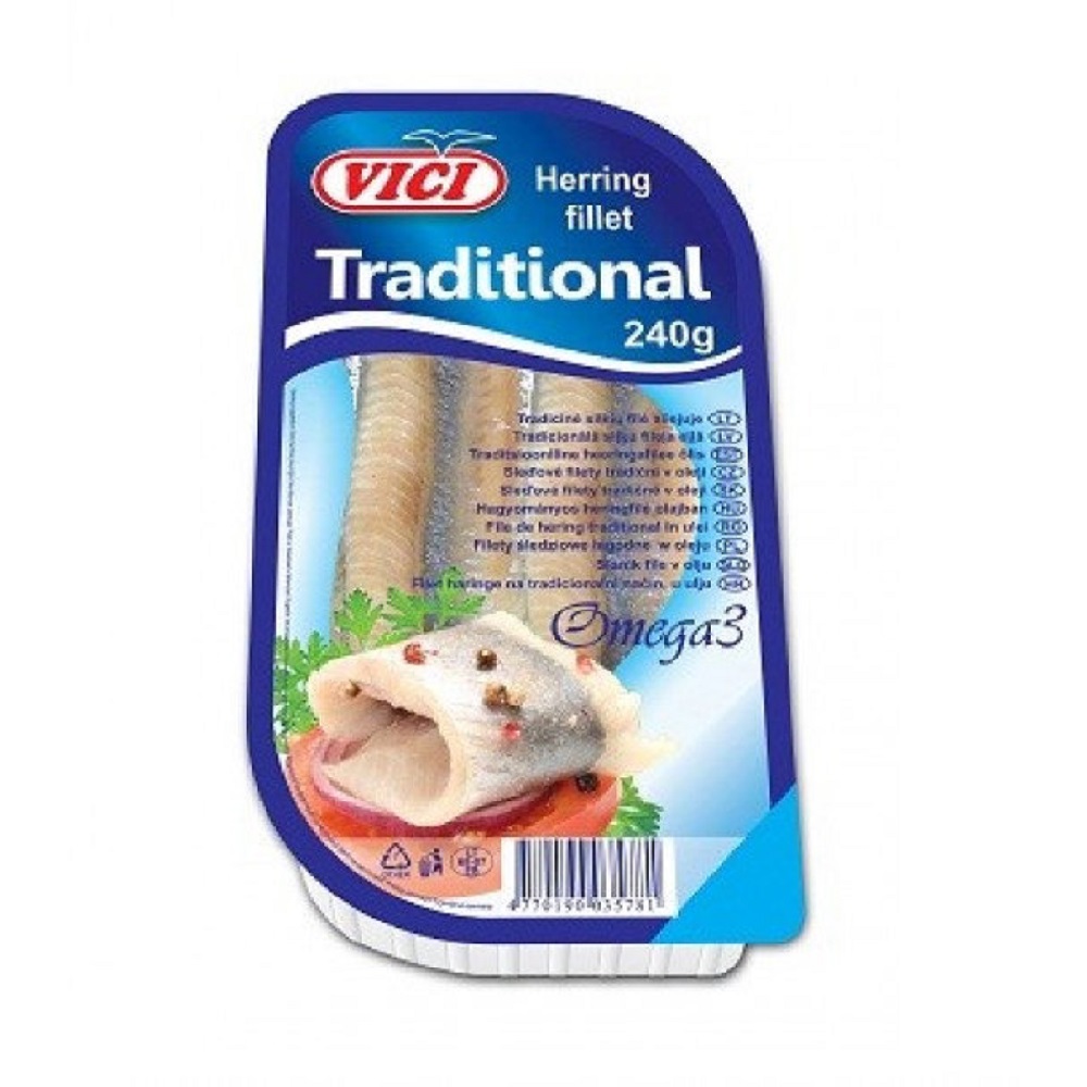Vici Herring Fillets Traditional 240g