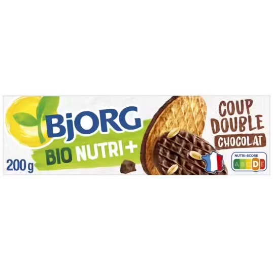 Bjorg Double chocolate biscuits ORGANIC 200g