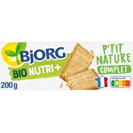 Bjorg Petit Plain Organic biscuits 200g