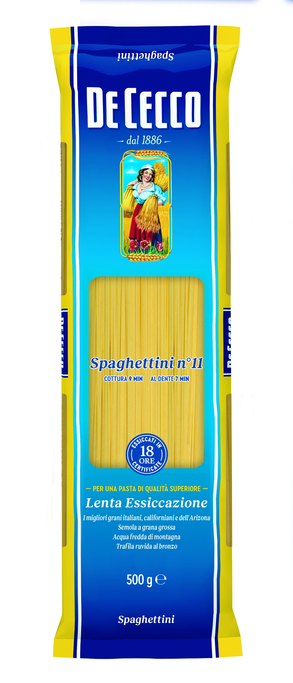 De Cecco Spaghettini pasta N11 500g