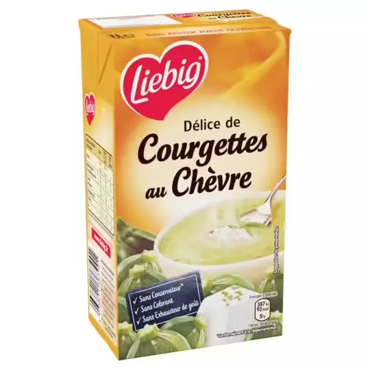 Liebig Courgette with Goat cheese soup 1L