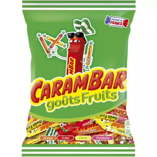 Cadbury Carambar Fruit sachet 320g