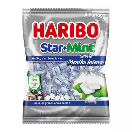 Haribo Star Mint intense mint 200g