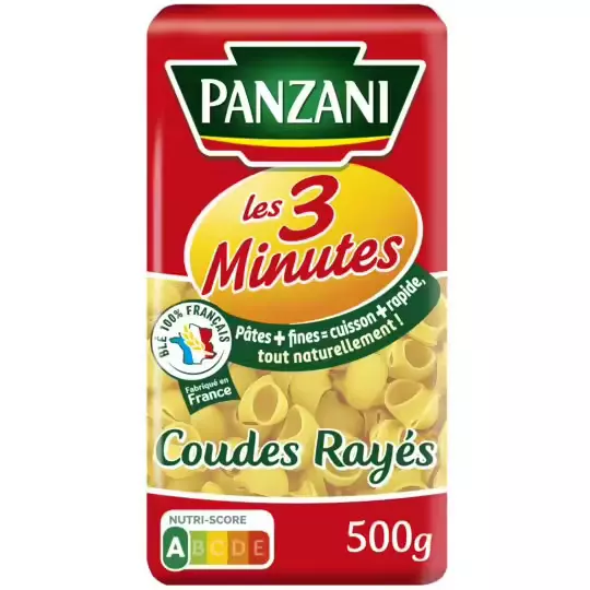 Panzani Scratched Elbow pasta 3 minutes 500g