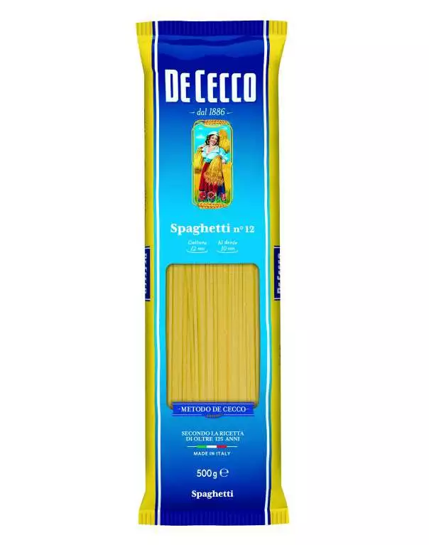 De Cecco Spaghetti pasta N12 500g