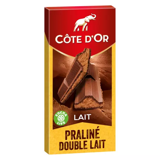Cote d'or Milk chocolate with melted praline 200g